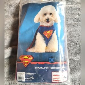 Superman pet costume size XL